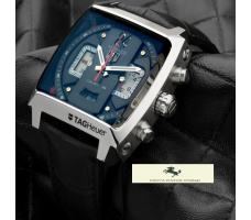 HK1315 TAG HEUER MONACO LS 12 DERİ KORDONLU